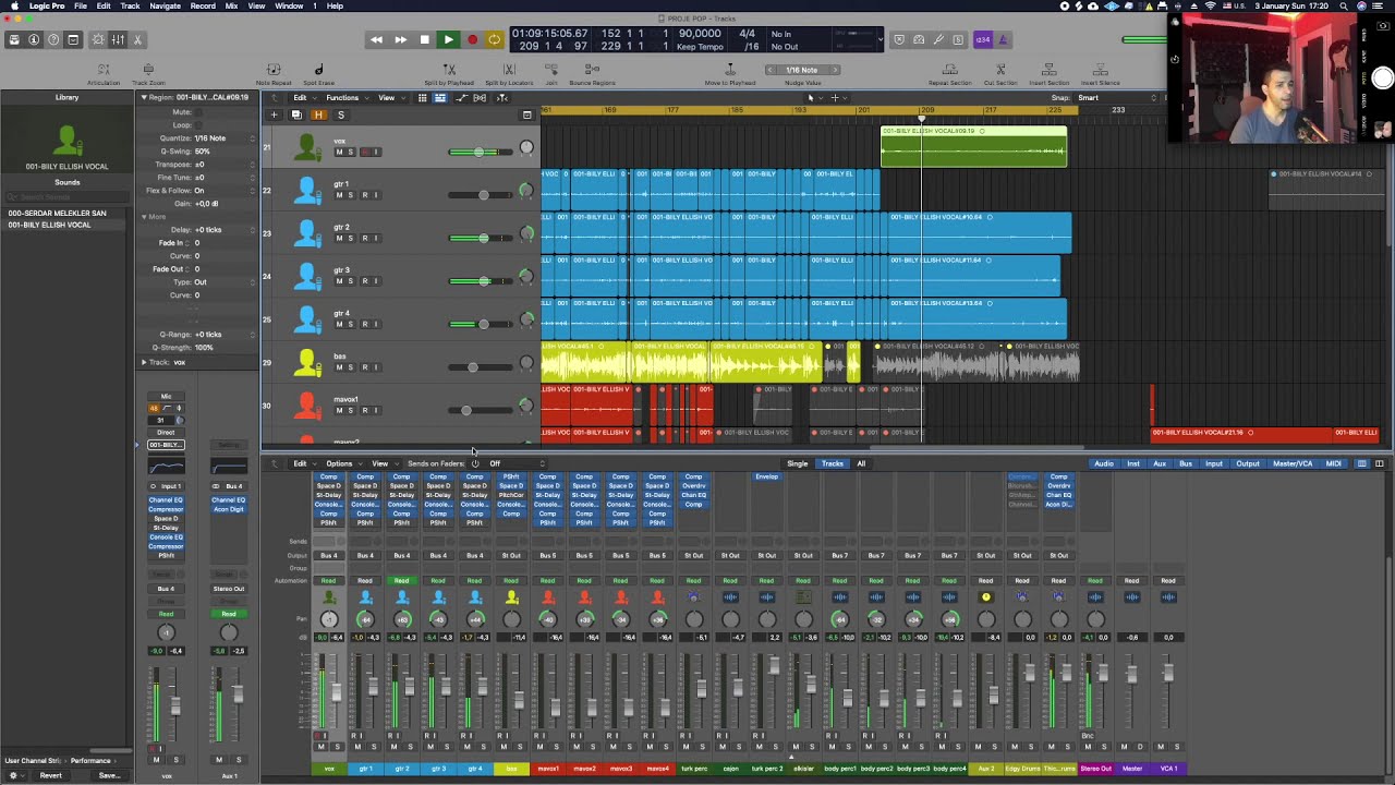Logic Pro X  ile  bir şarkı  nasıl yapılır  ayrıntılı anlatım  HD 1080p