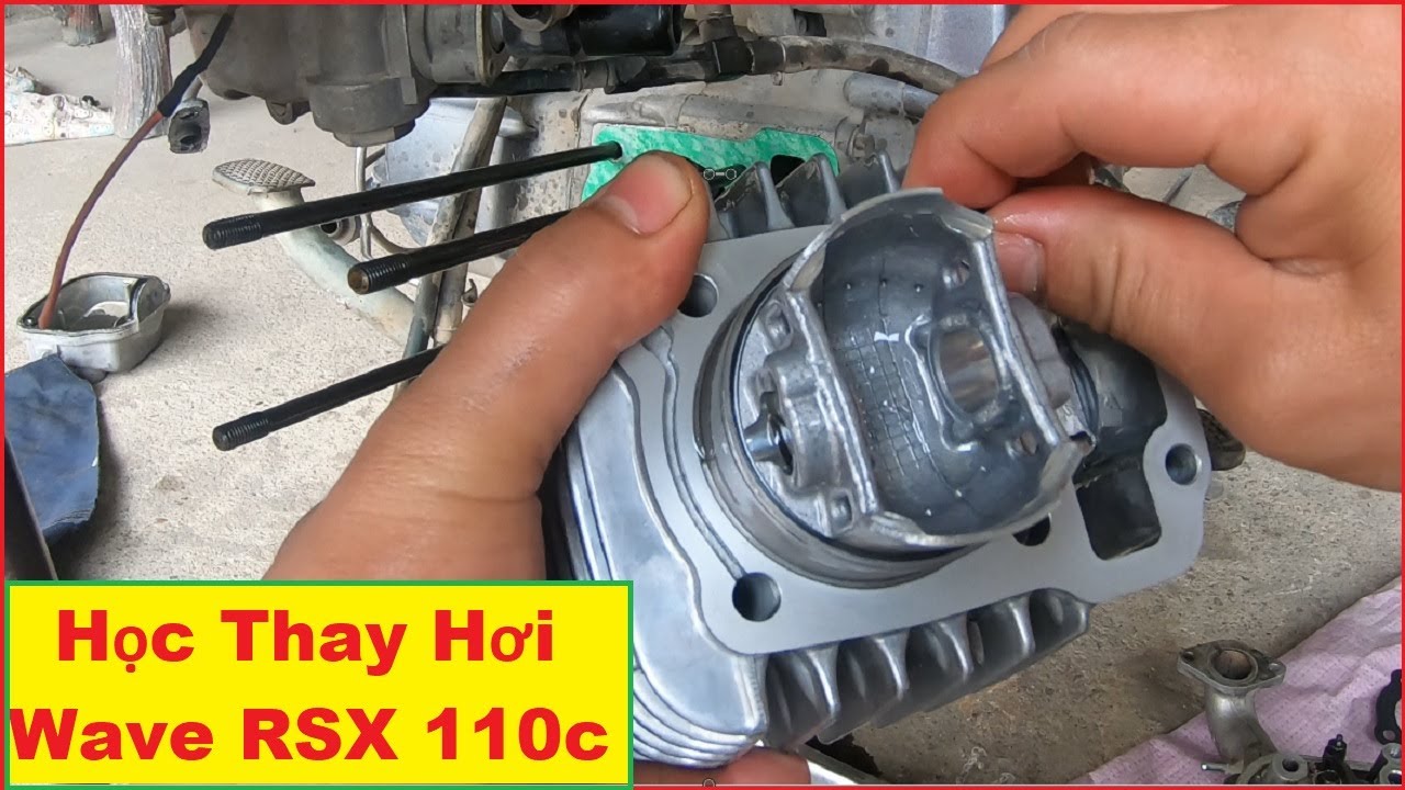 Học Thay Hơi Mới Cho Xe Máy Wave Rsx 110c