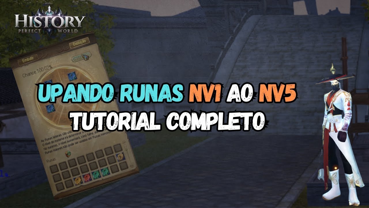 PERFECT WORLD [HISTORY] - UPANDO RUNAS DO NV 1 AO 5 (COMO UPAR E QUANTAS PRECISAM)