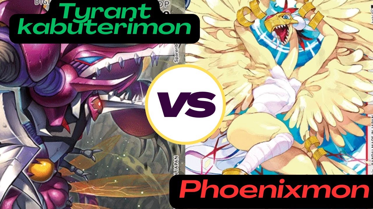 BT 16 Tyrantkabuterimon vs Phoenixmon X! The bug is just too good!