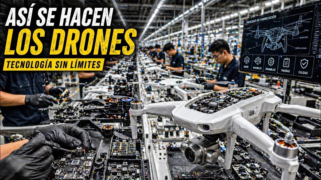 As&iacute; se fabrican millones de drones dentro de la f&aacute;brica de DJI