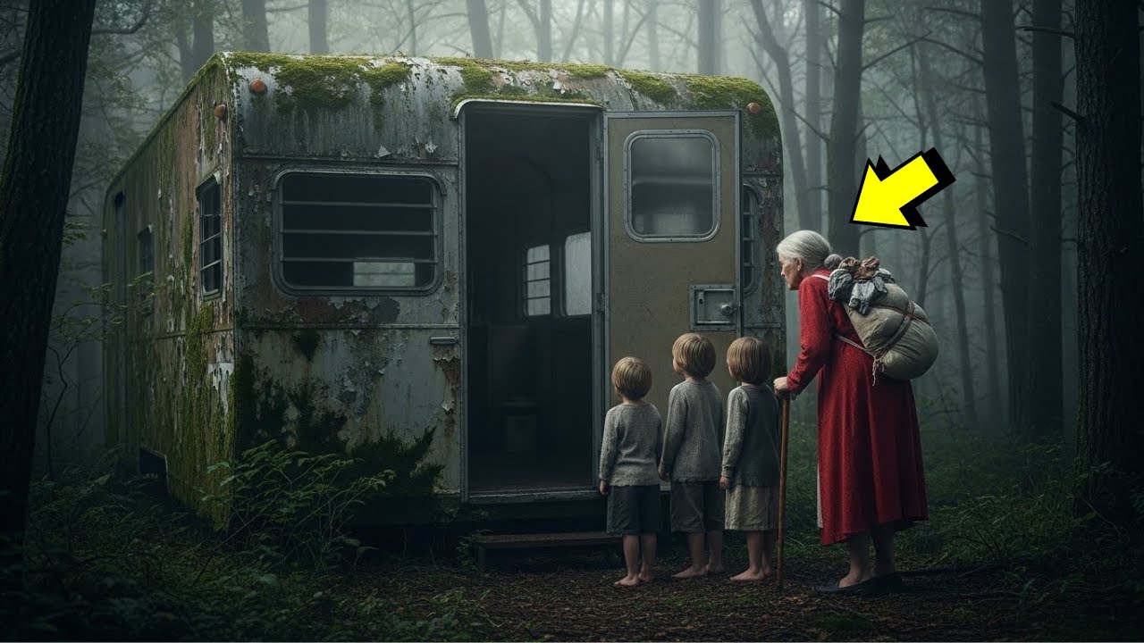 La Abuela Abandonada Halla Refugio en un Tráiler del Bosque — Pero Algo Late Bajo Tierra!!