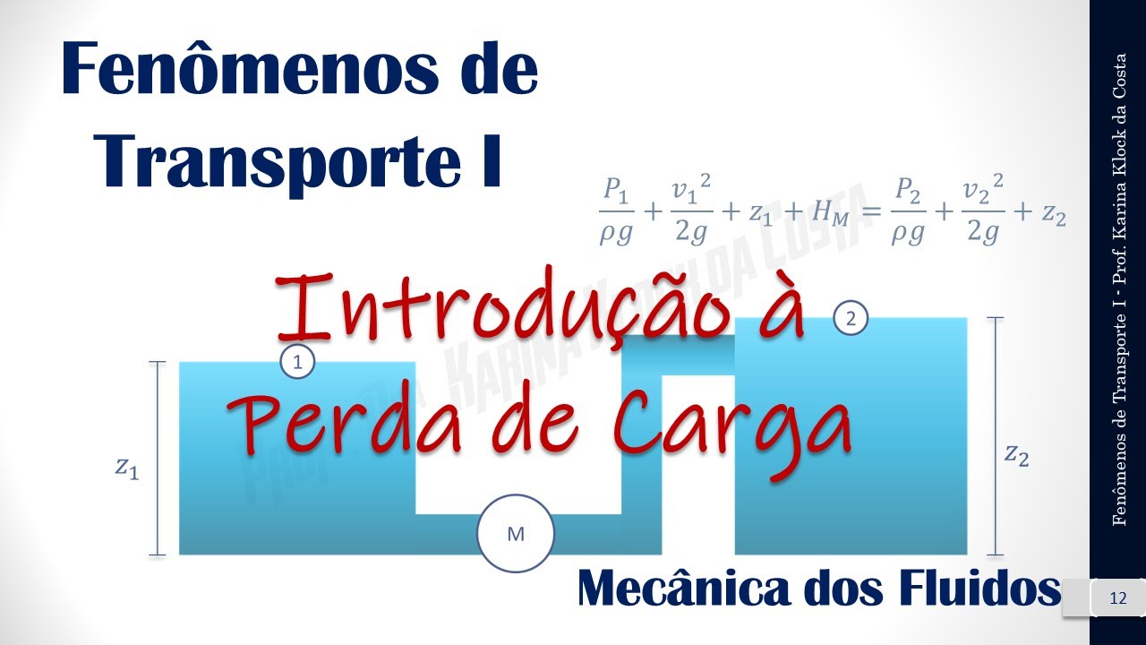 Aula10 - Introdução à Perda de Carga