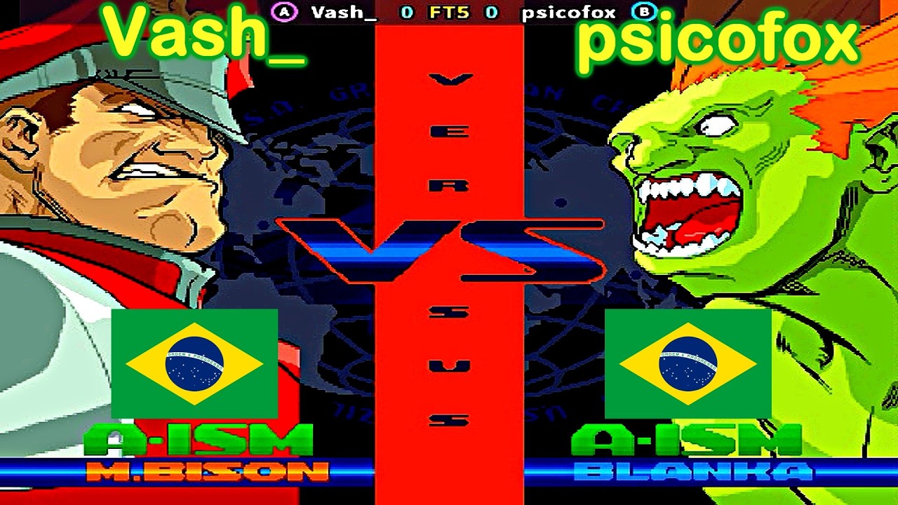 Street Fighter Alpha 3 - Vash_ vs psicofox FT5