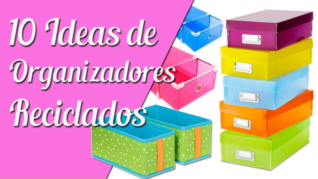 10 Mejores Organizadores Reciclados - Ecobrisa