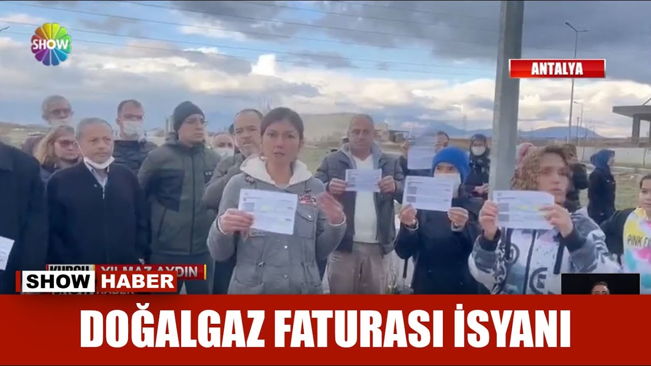 Doğalgaz faturası isyanı
