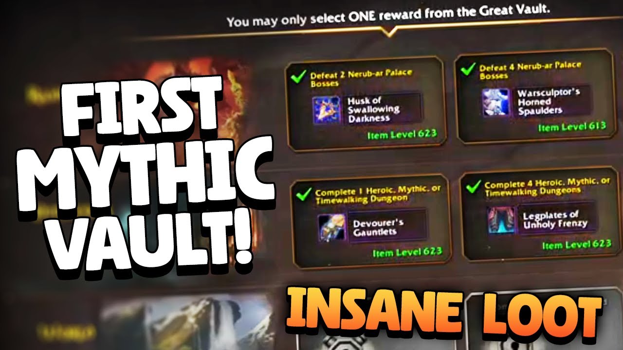 My FIRST Mythic Great Vault Opening of The War Within!