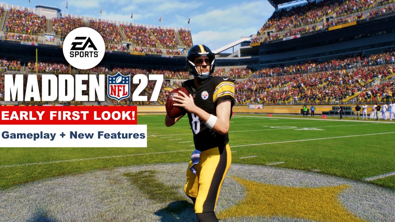 Madden NFL 27 Official EARLY Gameplay! Falcons vs. Steelers [EXCLUSIVE]