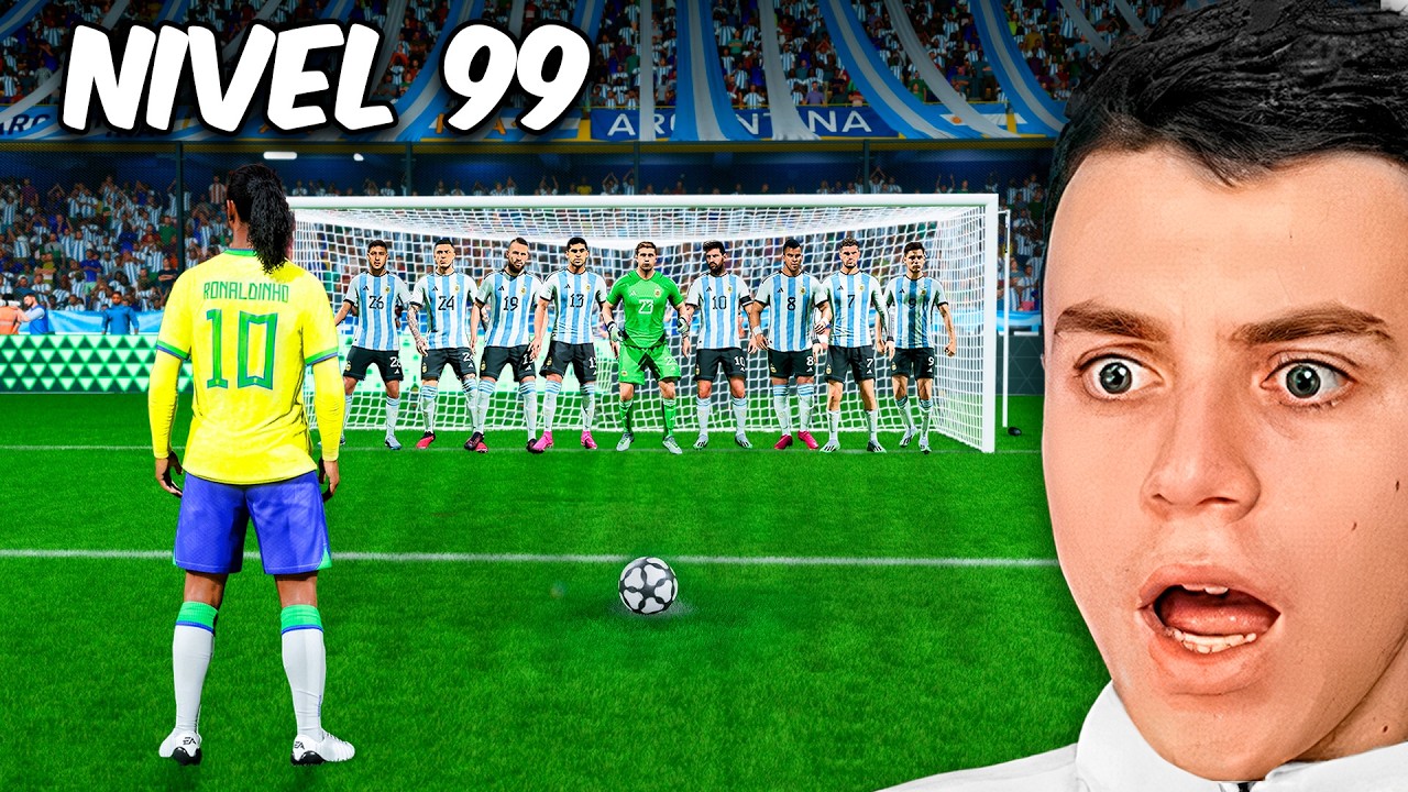 Goles IMPOSIBLES de Ronaldinho Nivel 1 a Nivel 100
