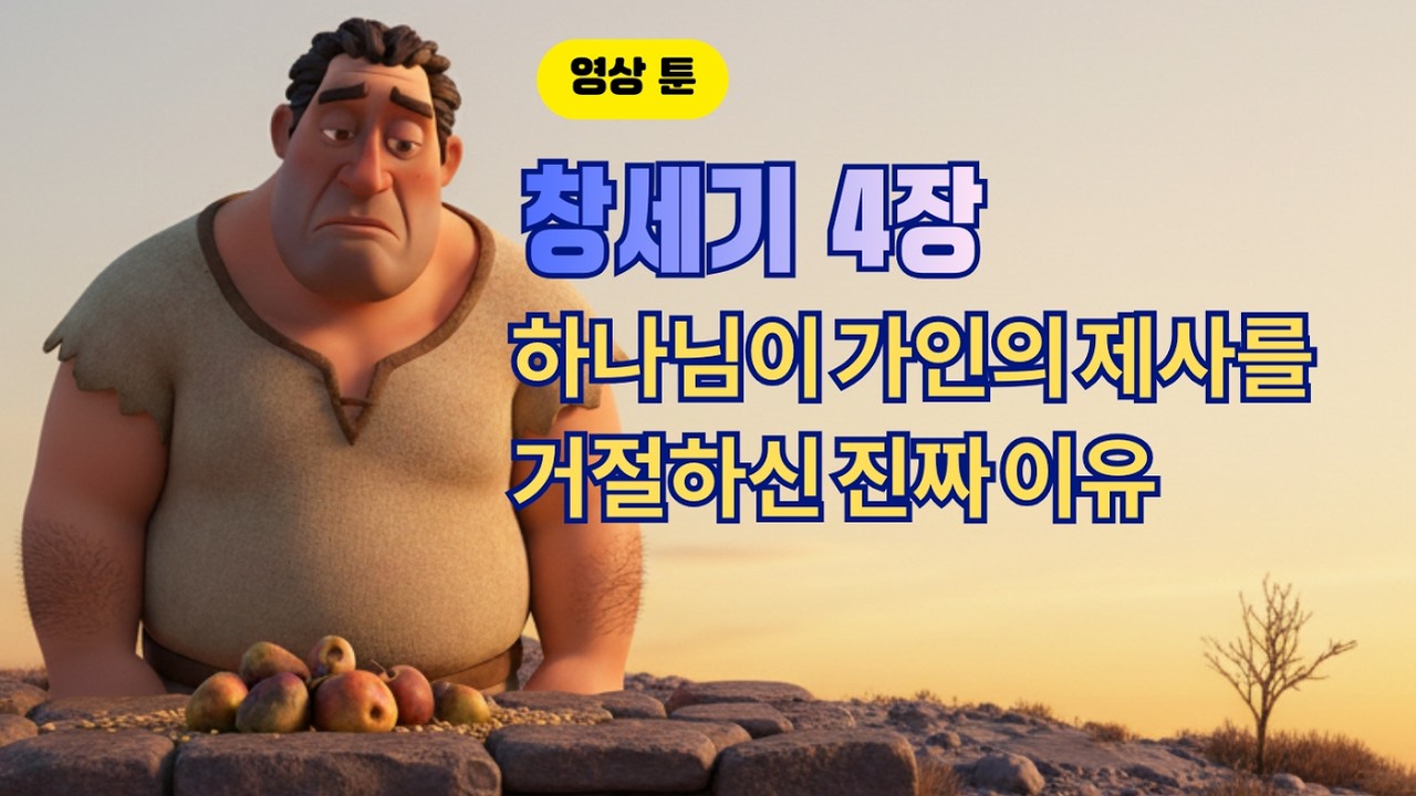 하나님이 가인의 제사를 거절하신 진짜 이유  창세기 4장 성경 애니메이션  통합본