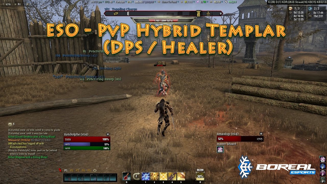 ESO - PvP Hybrid Templar (DPS / Healer) - 1.5
