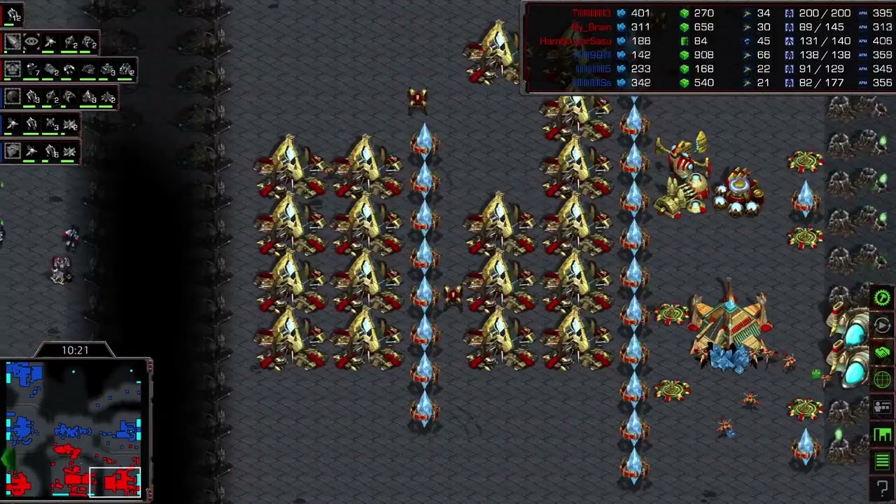 GOSU - (3) 3v3 Games - Brain/Sasu/Gensay vs 3 Random - Starcraft Casty Cast - GGsz - Fastest Map!
