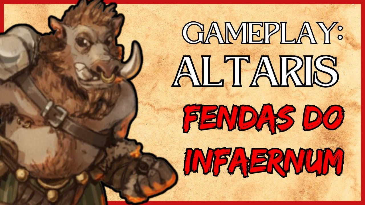 ALTARIS: FENDAS DO INFAERNUM | GAMEPLAY RPG SOLO