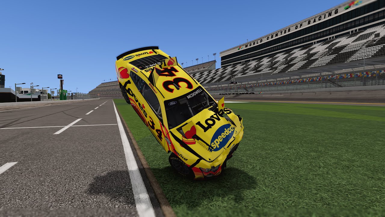 Beamng Drive Nascar Gen 7 single car crashes #4