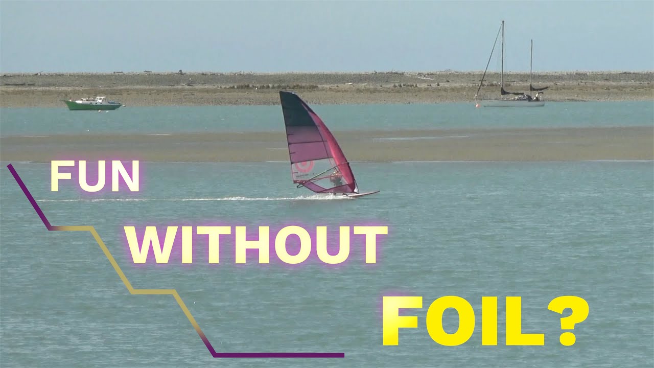Do you really need a foil board? Light wind planing on slalom gear