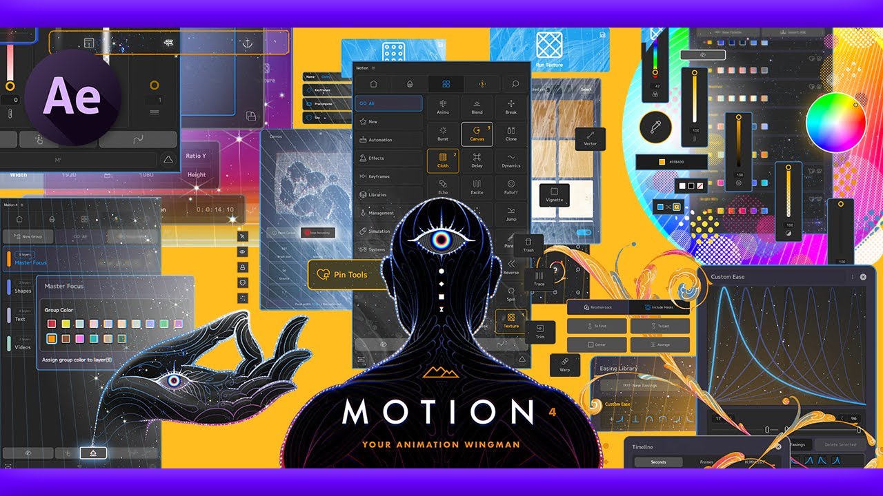 【After Effects】最強ユーティリティーツール『Motion4』の機能や使い方を全て解説!!（完全版）《後編》