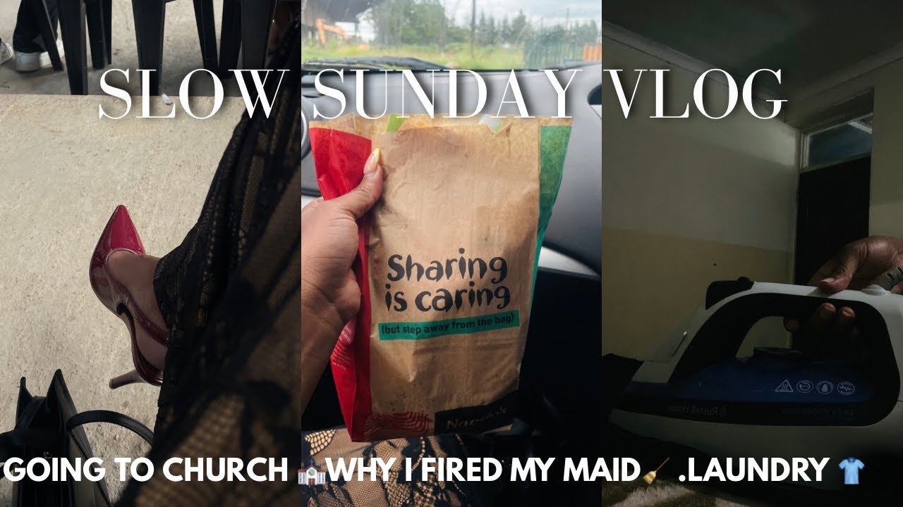 ||SLOW SUNDAY VLOG||WHY I FIRED MY MAID 🧹||GOING TO CHURCH||LAUNDRY 