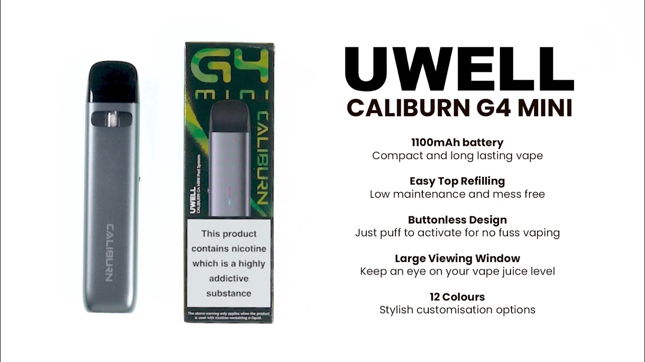 Uwell Caliburn G4 Mini Pod Kit Unboxing & Setup