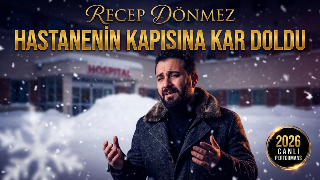 RECEP DÖNMEZ - HASTANENİN KAPISINA KAR DOLDU !!