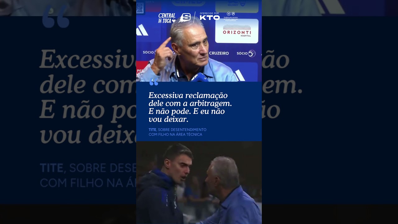 TITE EXPLICA DISCUSS&Atilde;O COM O FILHO MATHEUS BACHI NO BANCO DE RESERVAS