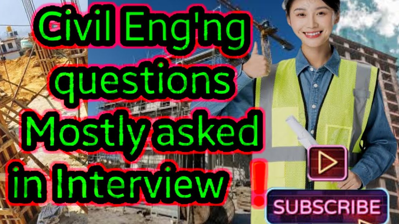 Civil Engineering Questions frequently asked while interviewing/Amharic tutor
