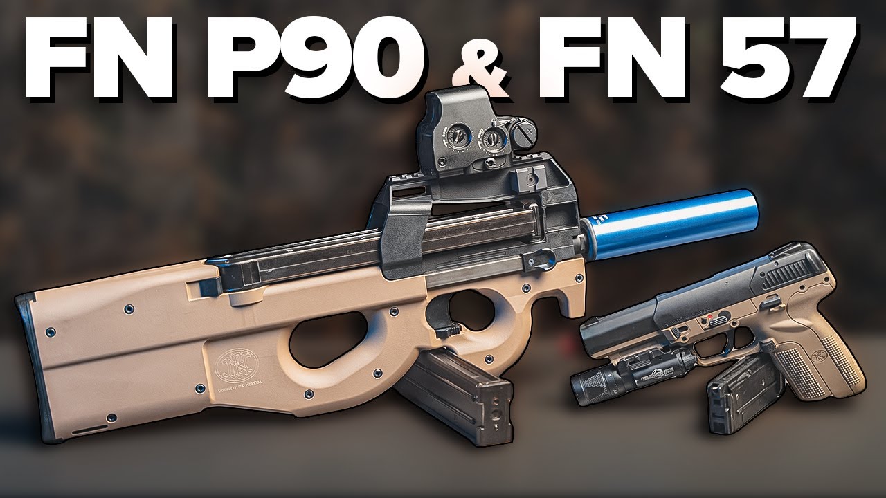 벨기에의 기관단총 FN P90과 Five-seveN을 에어소프트건으로 만나다