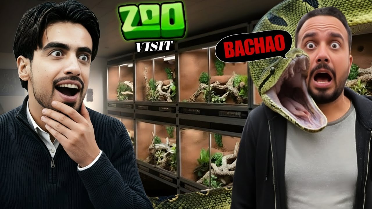 KARACHI ZOO Mae Dost K Size A Snake Mil Gaya 😱