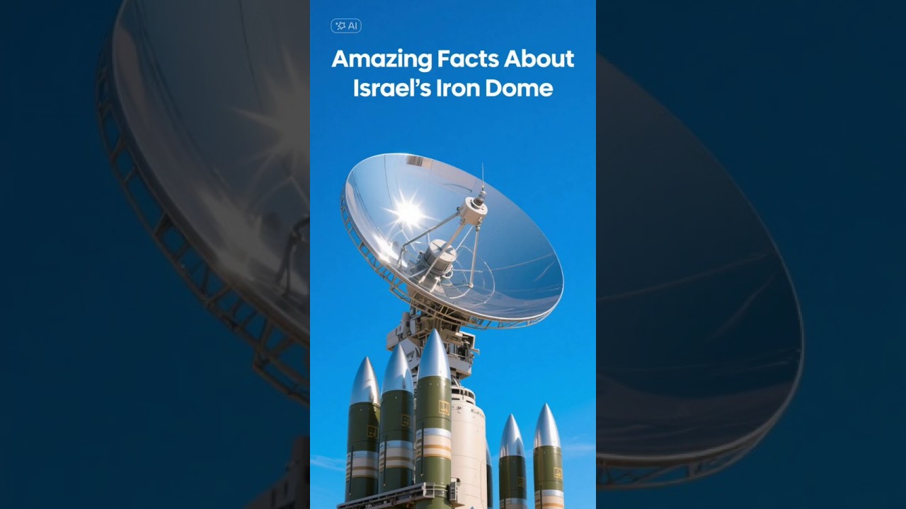 Iron Dome: The Shield That Stops Missiles in Seconds!  #IronDome #MilitaryTechnology #DefenseSystem