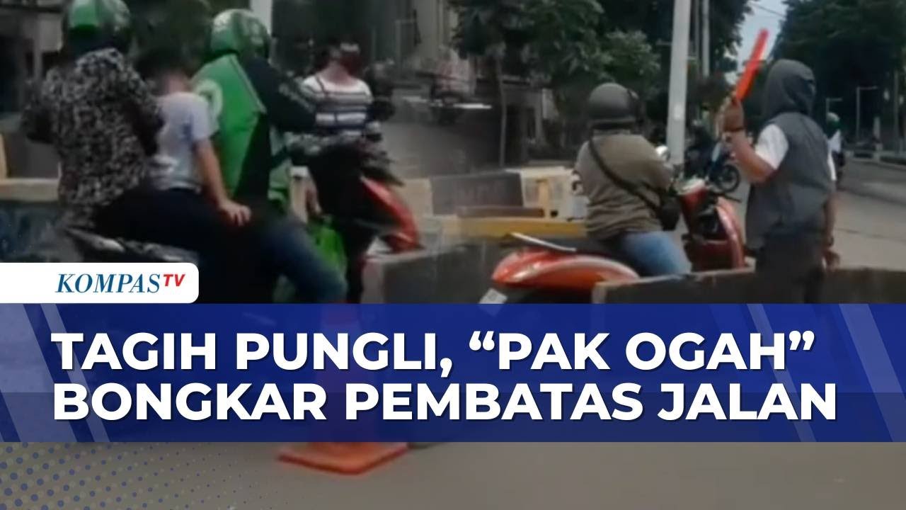 Viral! Pak Ogah Nekat Bongkar Beton Pembatas Jalan dan Tagih Pungli di Kawasan Kota Tua | BERUT