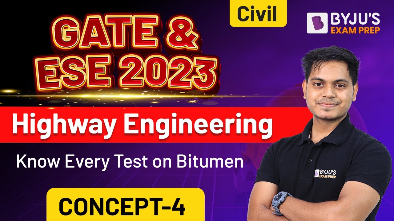 Знайте все тесты на битум (на хинди) | Дорожное строительство | ESE & GATE CE 2023 | BYJU'S GATE ...