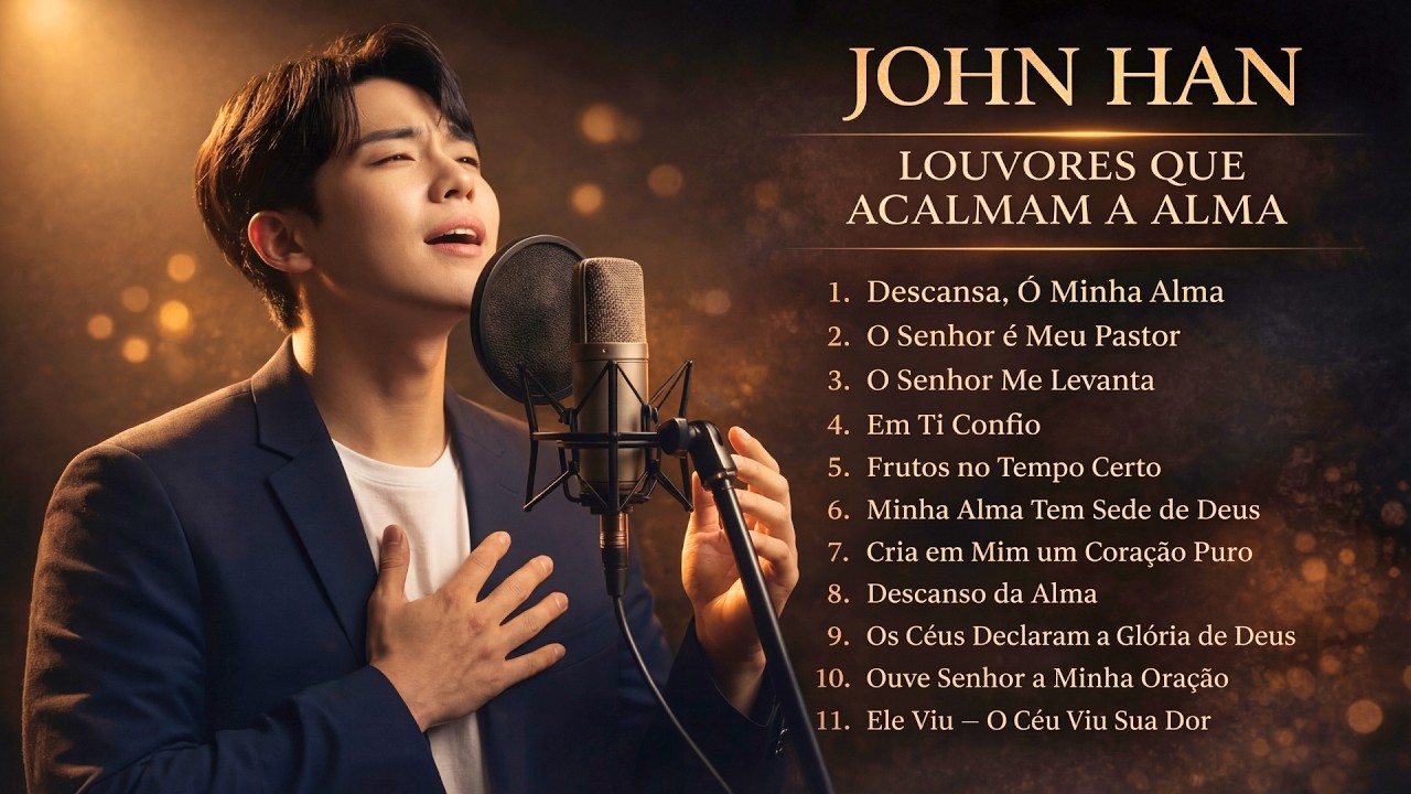 JOHN HAN – LOUVORES QUE ACALMAM A ALMA | ÁLBUM COMPLETO DE ADORAÇÃO