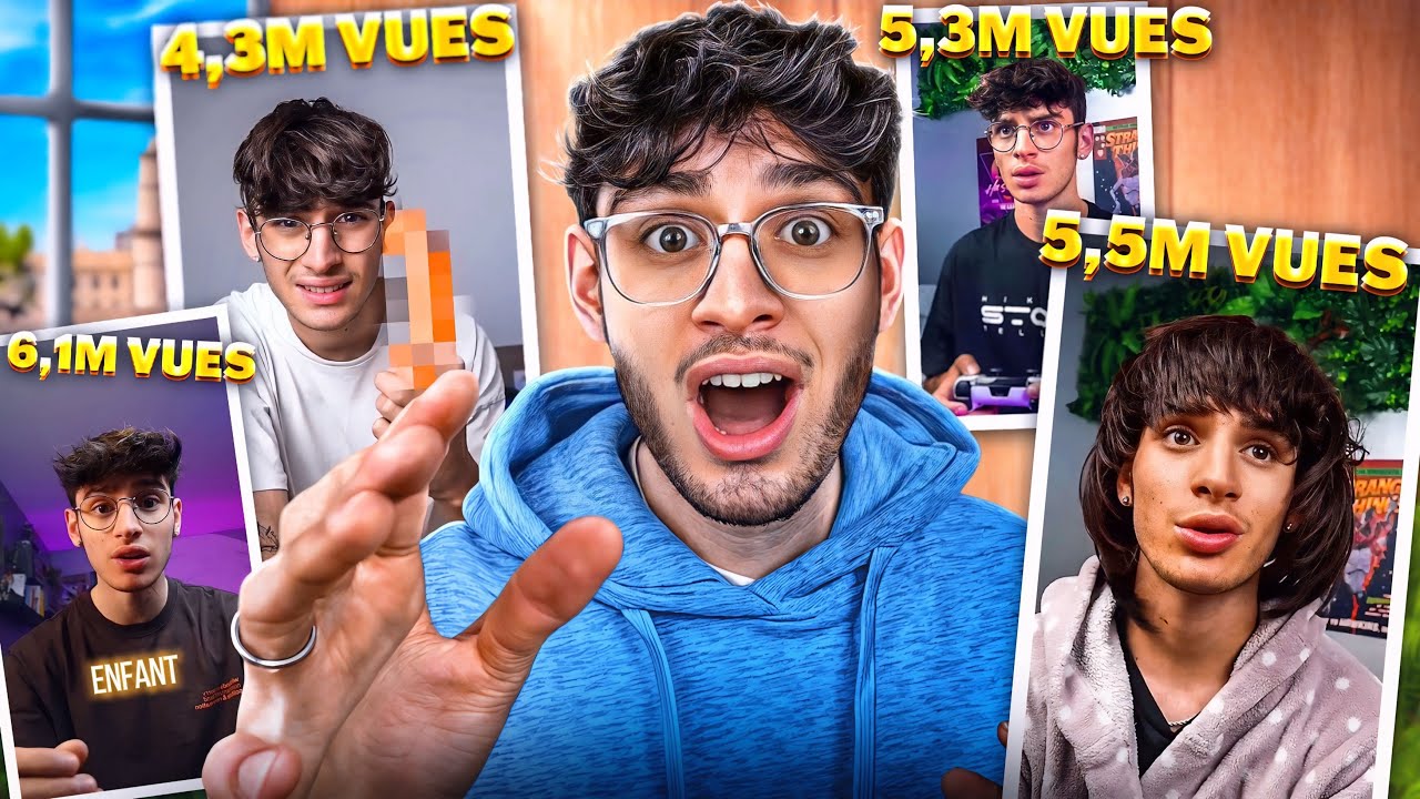 Les SHORTS les plus VUES de Le_Vrai_Andrea (compilation)