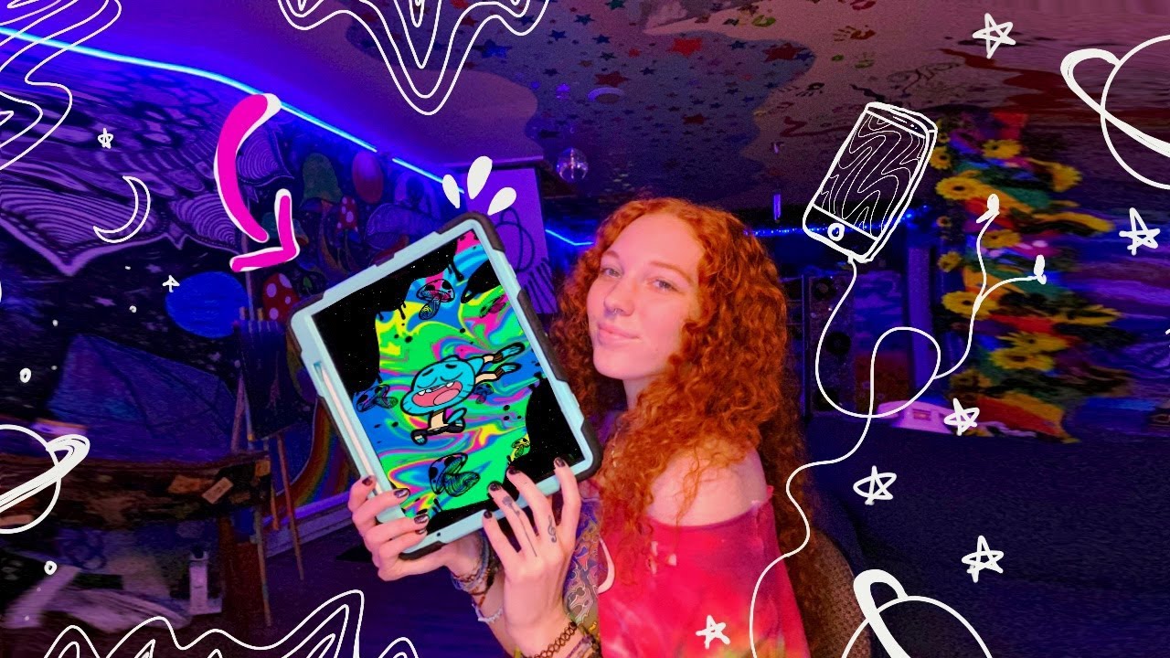 HOW TO MAKE A PHONE WALLPAPER ON PROCREATE!