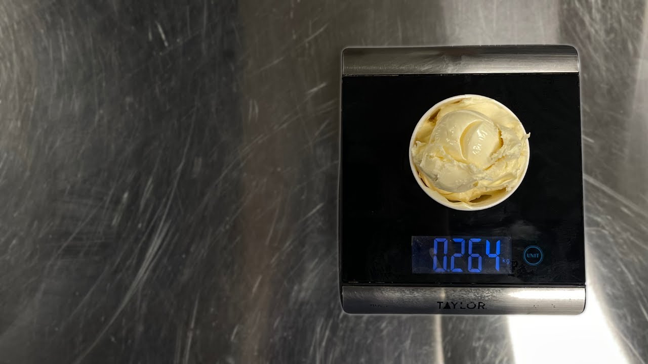 Should you Weigh your Ice Cream?