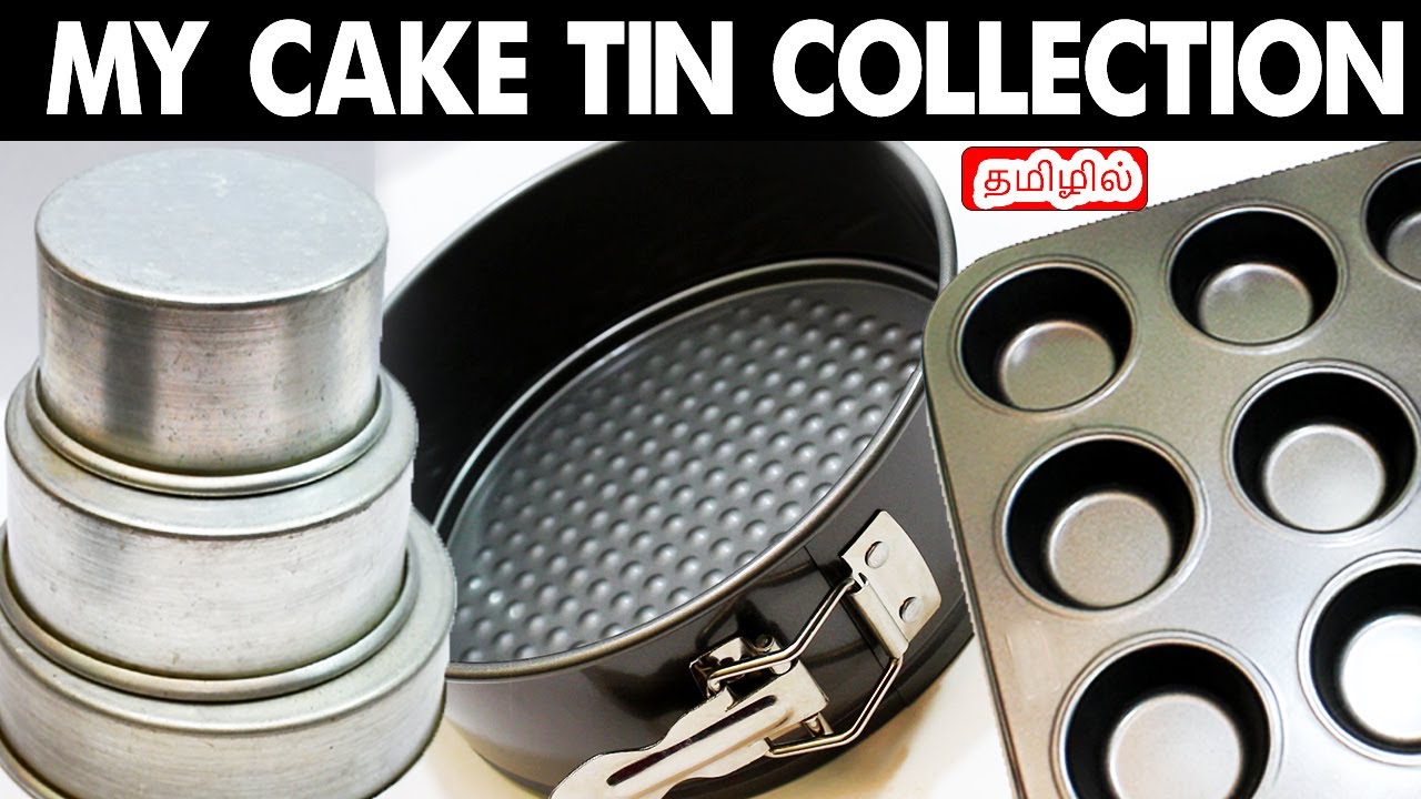 My cake tin collections | Baking Kit for Beginners – Baking Basics – Baking Essentials for Starters