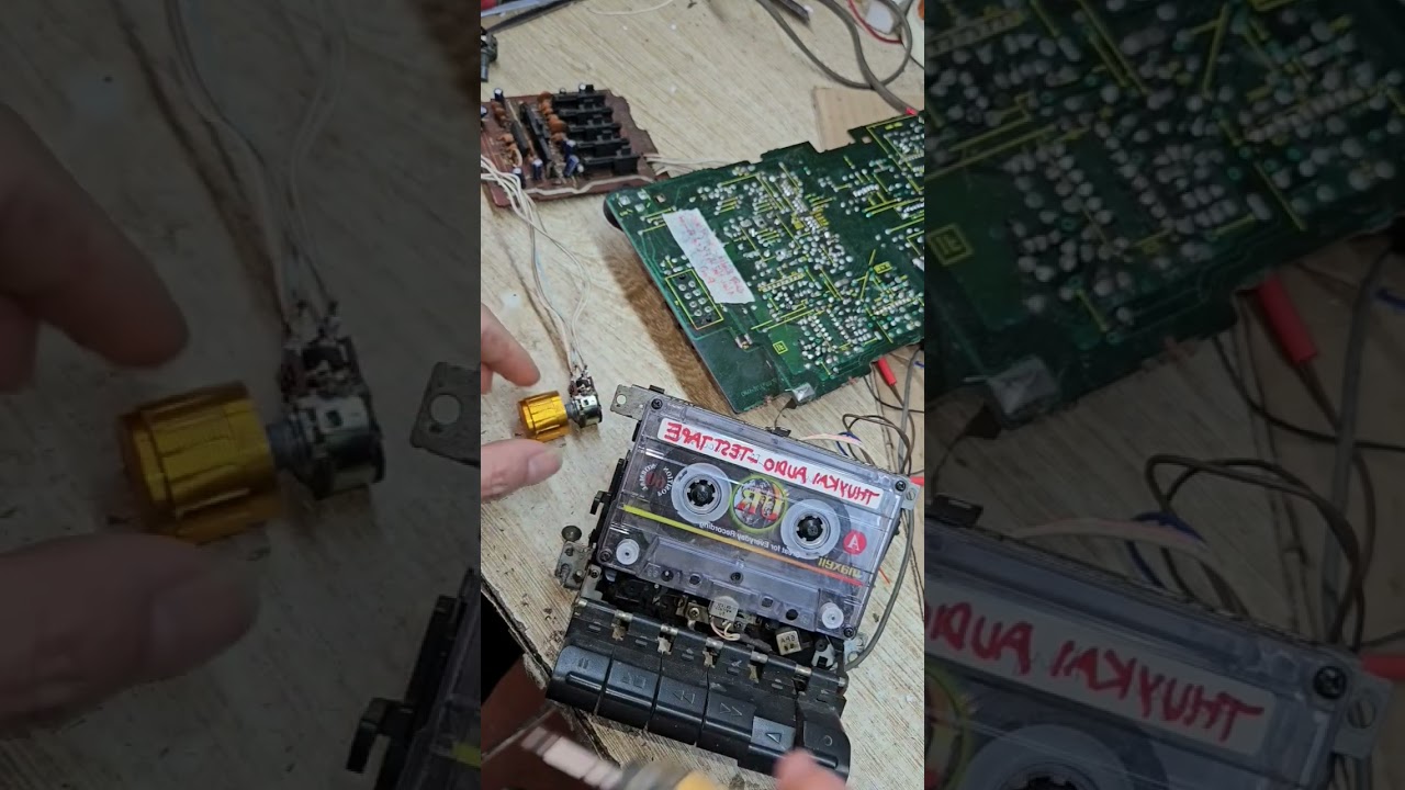 adjust the azimuth of the head #cassette