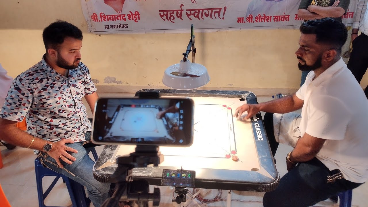 4ThRND| OMKAR TILAK VS SHAHRULH KHAN RAMAN CARROM CLUBS TOURNAMENT BORIVALI