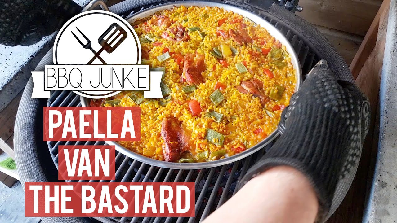 Paella van de BBQ