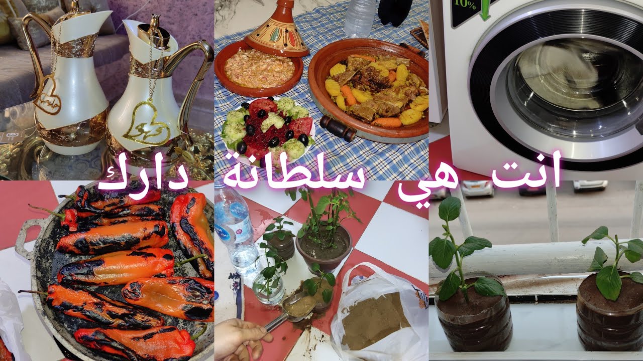 مشتريات أواني ذهبية للقهوة خرجت مع طاولة صالوني🌟غرسي الحبق في دارك تعمر وتزهالك🌟وصفات صيفية وتدابير👏