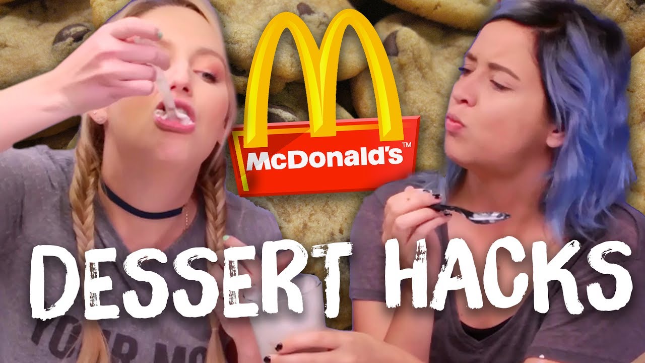 McDonald’s DESSERT HACKS (Cheat Day)