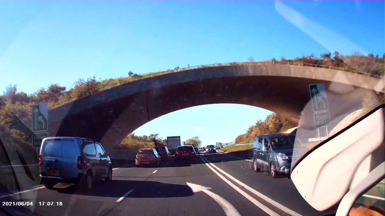 Dashcam Driving From Weymouth To Bristol