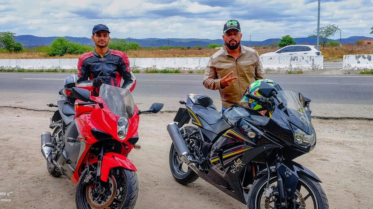 ANDEI JUNTO COM UMA KAWASAKI NINJA 250!