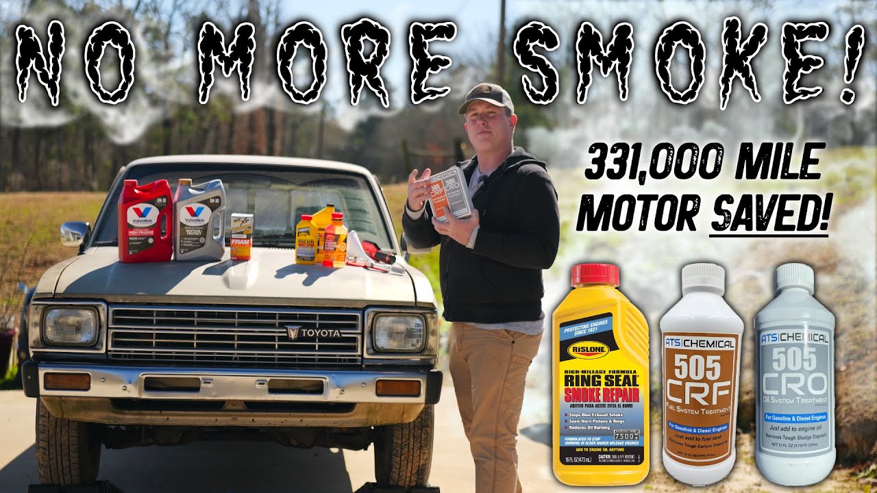 Can Oil and Gas additives save this old smoking engine? 330k Mile Toyota Hilux Pickup