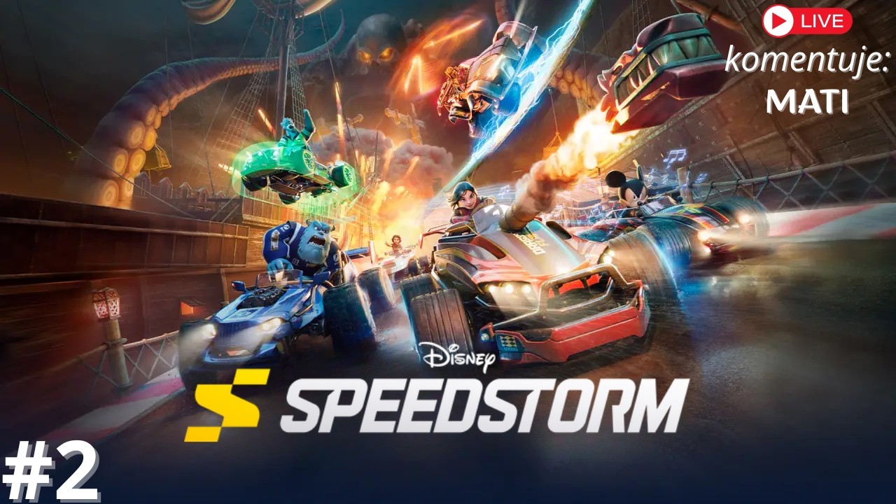 LIVE | Disney SpeedStorm - #2 Gramy z widzami i innymi osobami, wbijamy 10 tyś subskrypcji