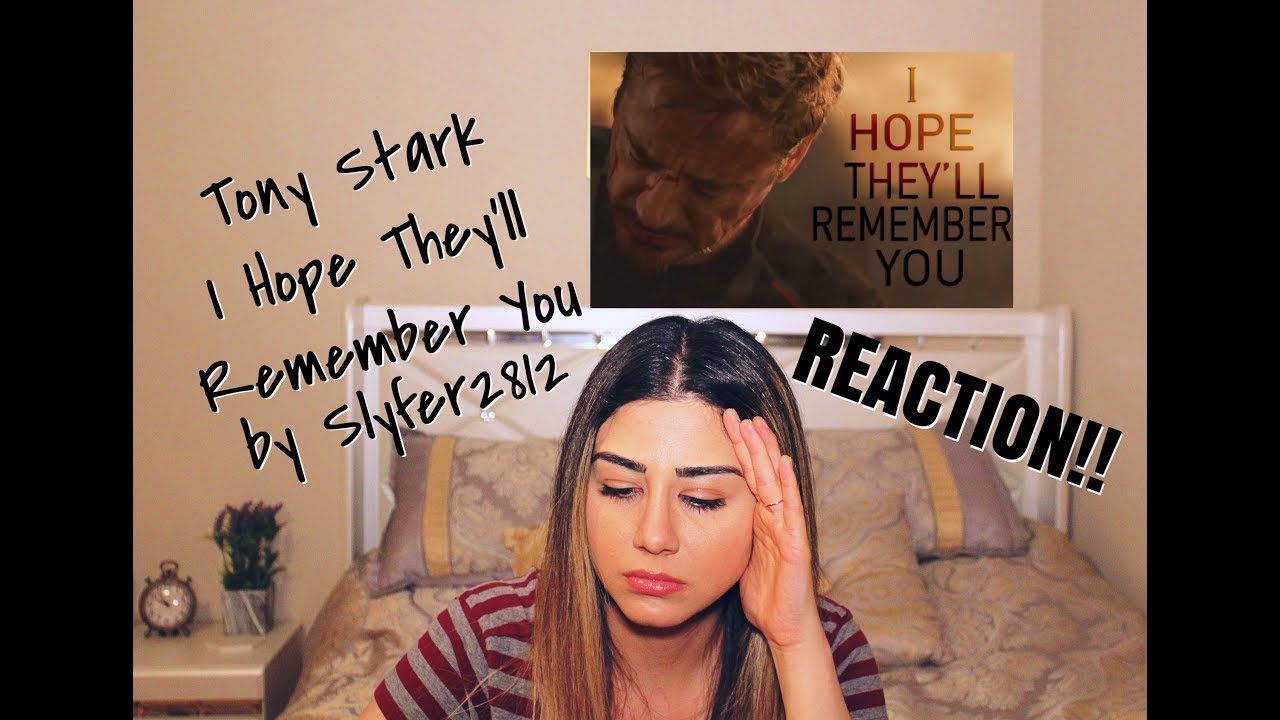 REACTION to (Marvel) Tony Stark | I Hope They'll Remember You