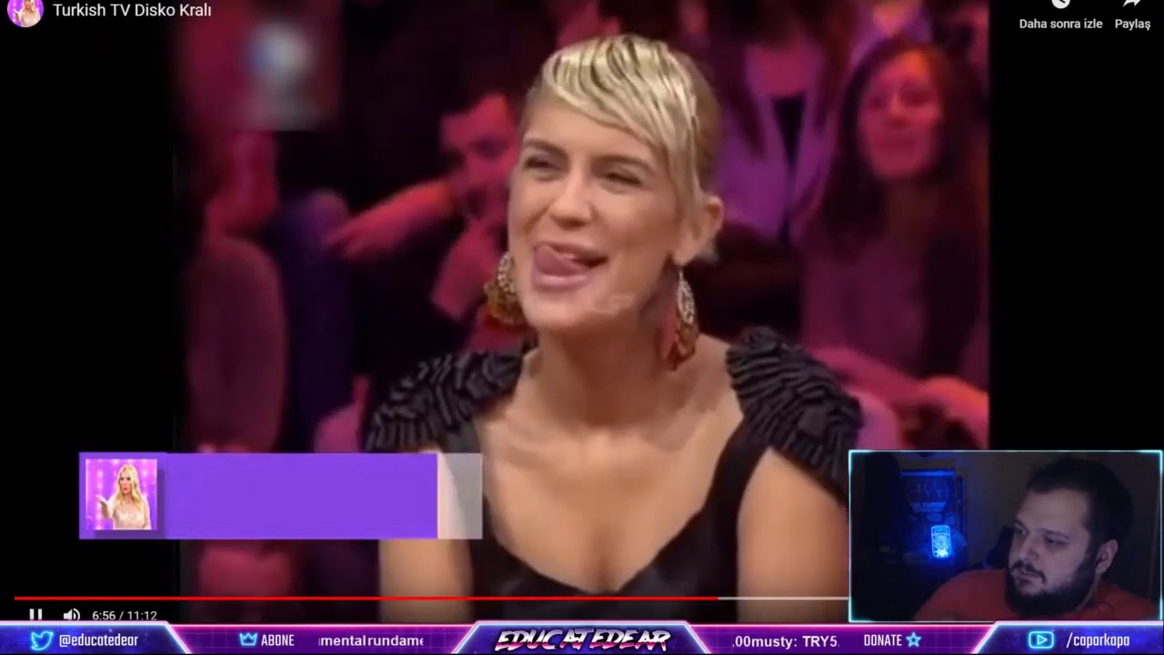 #EducatedEar   Turkish TV Disko Kralı İzliyor w Ece