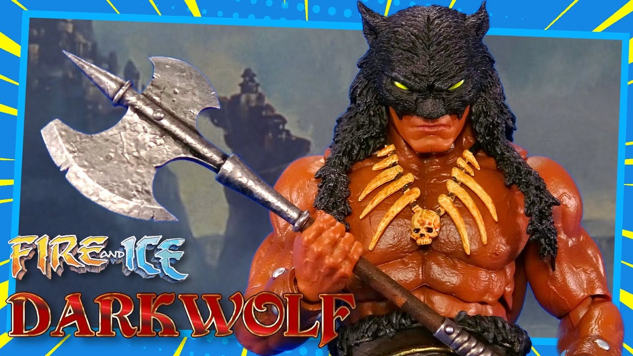 Fire and Ice Darkwolf Frazetta Girls Icon Collectibles Bakshi Productions Action Figure