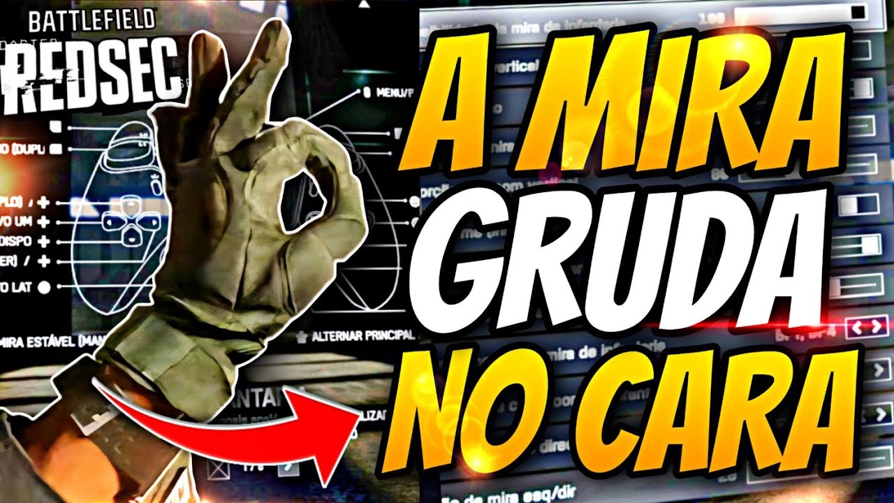REVELEI O SEGREDO! MELHOR SENSI PARA CONTROLE BATTLEFIELD REDSEC MELHORES CONFIGS PS5/XBOX E PC