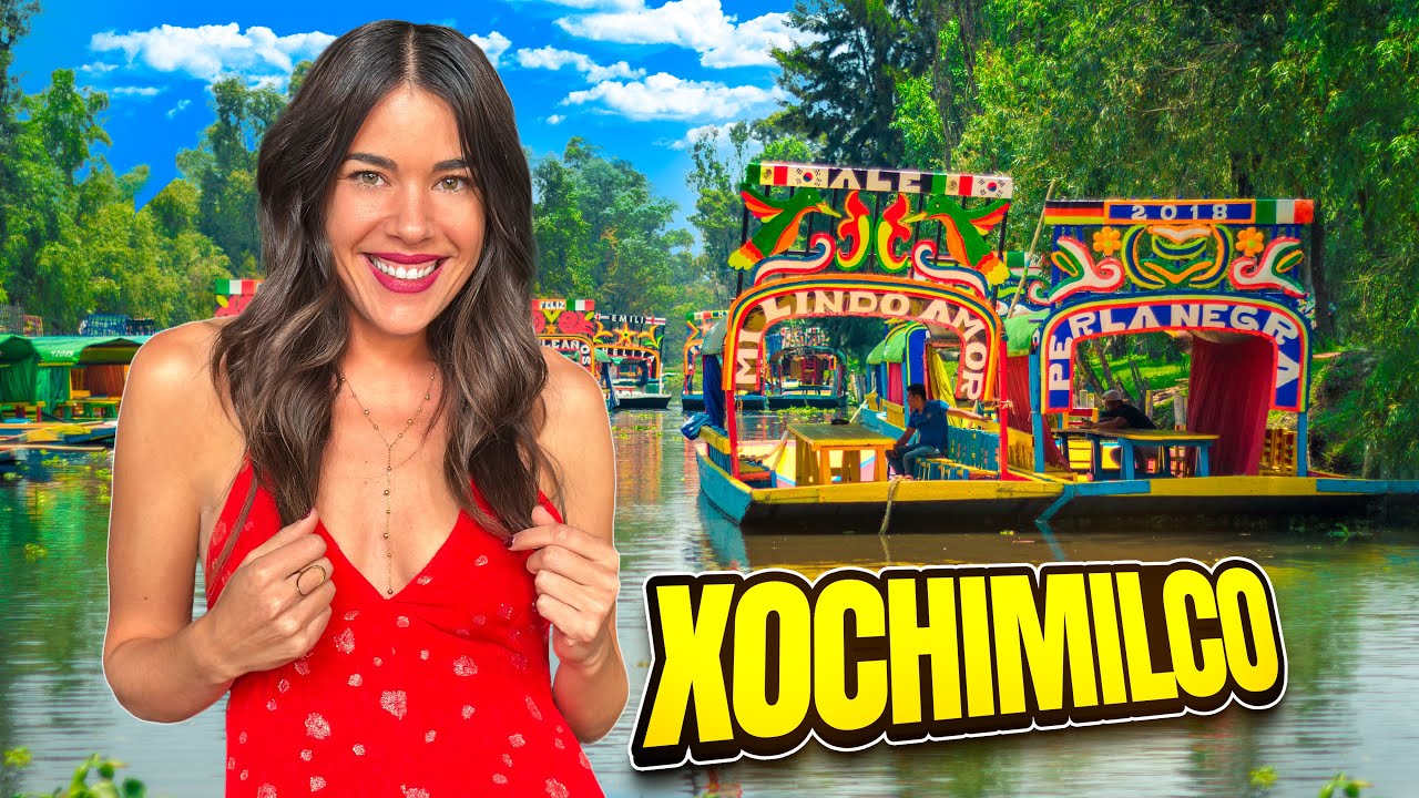 Испанец 🇪🇸впервые посещает Сочимилько |Мехико🇲🇽|4k