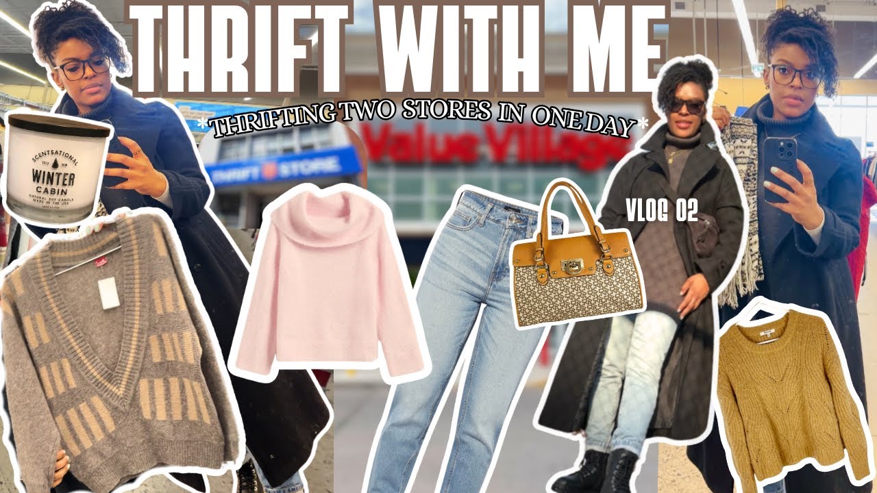 2 Thrift Stores in 1 Day | My Dream Purse👜Thrift Regrets + Haul✨